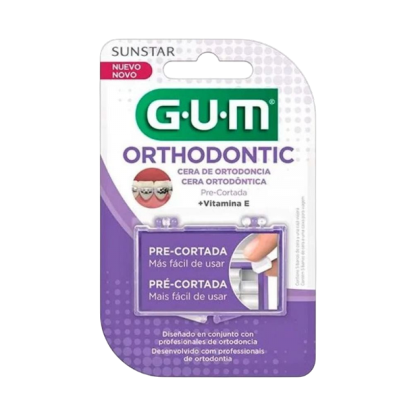 GUM CERA - CERA DE ORTODONCIA X 5 UNIDADES.