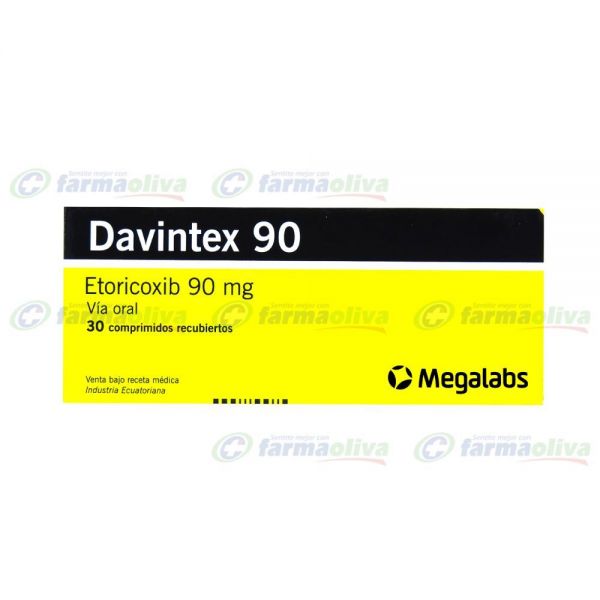 DAVINTEX 90 MG CAJA X 30 COMP.