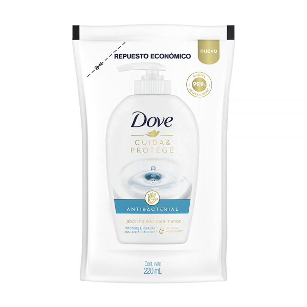 FL DOVEJABON LIQUIDO ANTIB REFIL 220ML X12