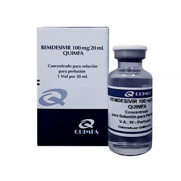 Remdesivir 100 Mg 1 Vial X 20 Ml Quimfa