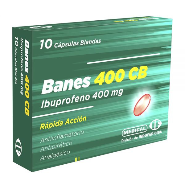 BANES 400 CB MG CAJA X 10 CAPS. BLANDAS