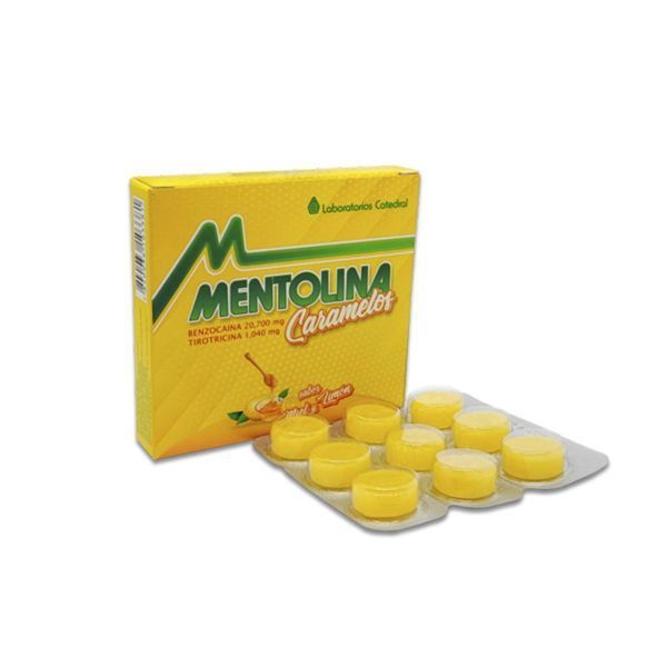 Mentolina Miel y Limon Caja x 9 caramelos