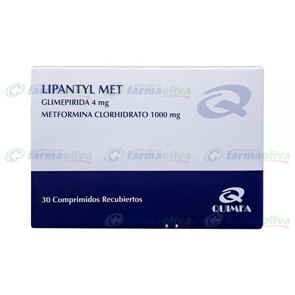 LIPANTYL MET CAJA X 30 COMPRIMIDOS