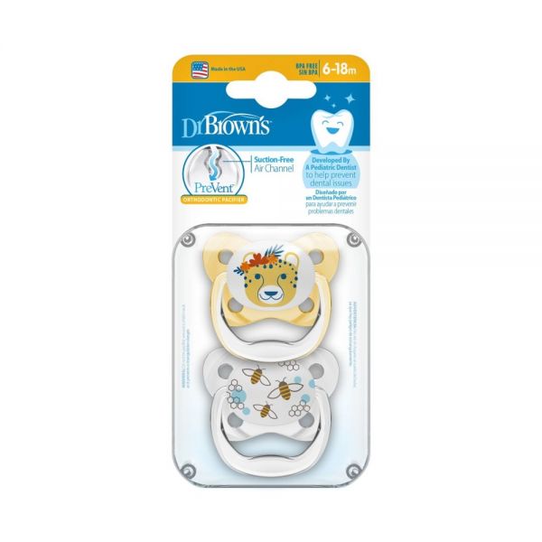 DR BROWNS CHUPETE ROSA 6M