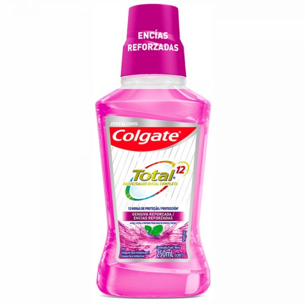 COLGATE ENJUAGE BUCAL TOTAL 12 X 250 ML ENCIAS SALUDABLES