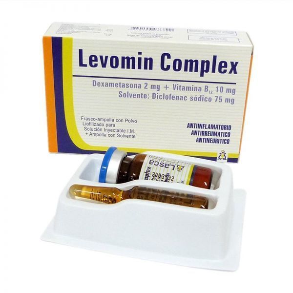 LEVOMIN COMPLEX 2MG ENDOV AMPOLLA X 1