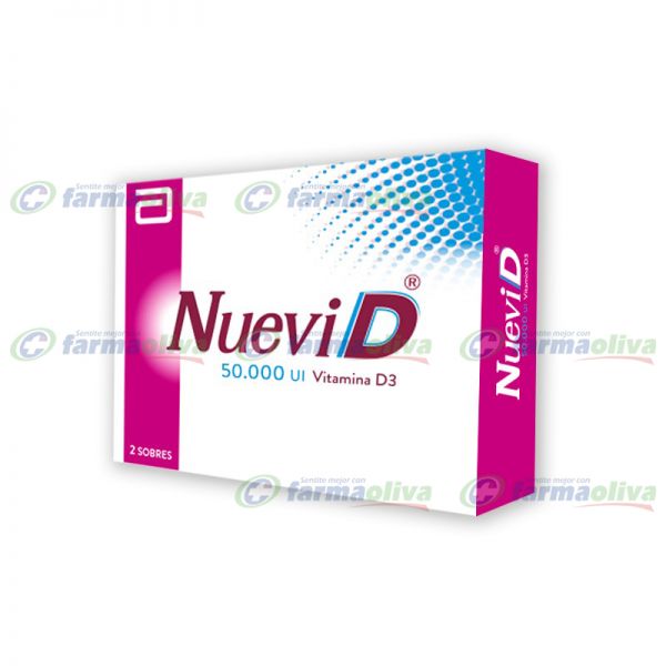NUEVI D 50.000 UI VITAMINA D3 X 2 SOBRES