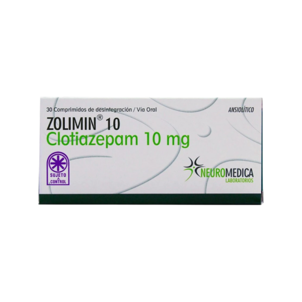 ZOLIMIN ODT 10 MG CAJA X 30 COMP.