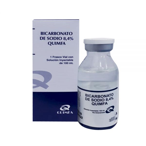 BICARBONATO DE SODIO 8,4% SOLUCION X 100 ML