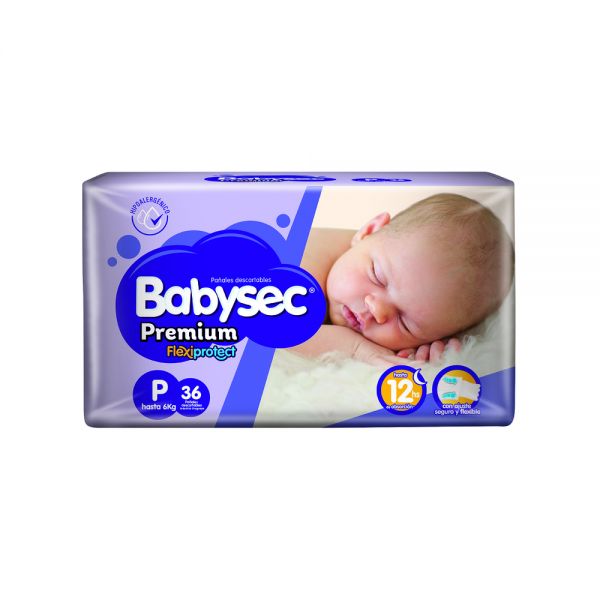 BABYSEC PAÑAL PREMIUM PEQUEÑO X36 UNIDADES