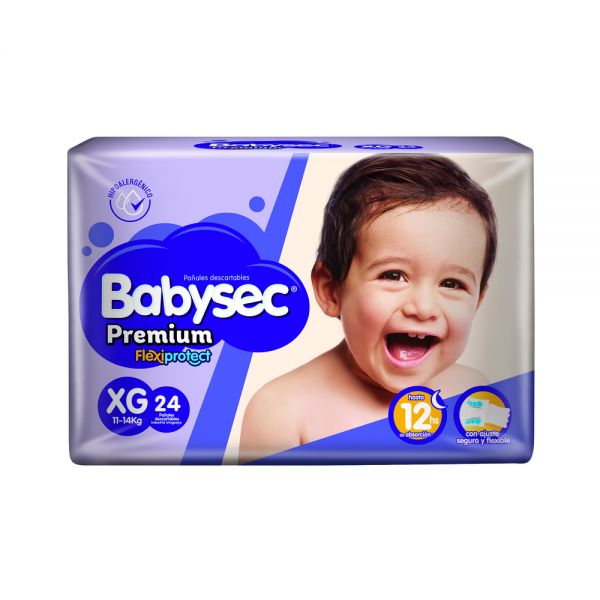 BABYSEC PAÑAL PREMIUM XG X24 UNIDADES