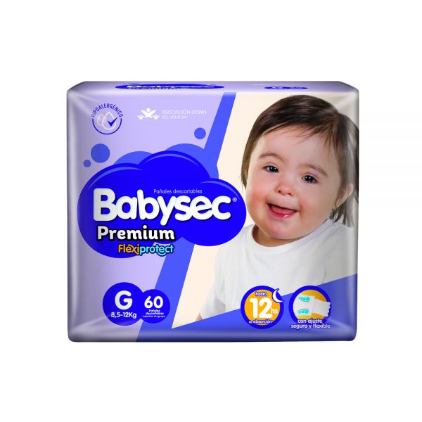 BABYSEC PAÑAL PREMIUM GRANDE X60 UNIDADES