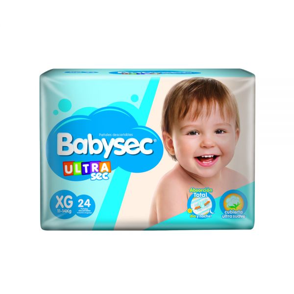 BABYSEC PAÑAL ULTRA XG X24 UNIDADES