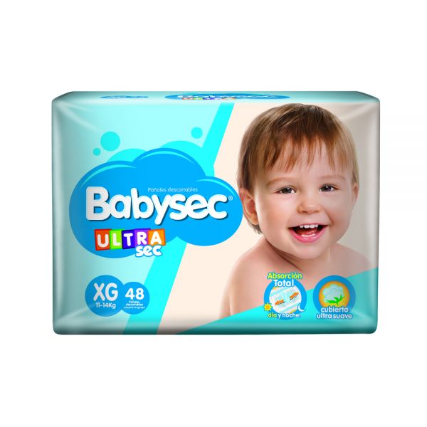 BABYSEC PAÑAL ULTRA XG X48 UNIDADES
