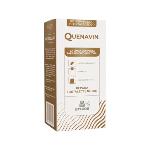 QUENAVIN KIT(30 CAPS.SHAMPOO Y ACONDICIONADOR)