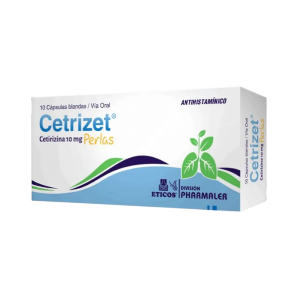 CETRIZET PERLAS CAJA X 10 CAPS.