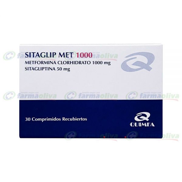 SITAGLIP MET 1000 MG CAJA X 30 COMPRIMIDOS