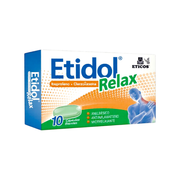 ETIDOL RELAX CAJA X 10 CAPS.
