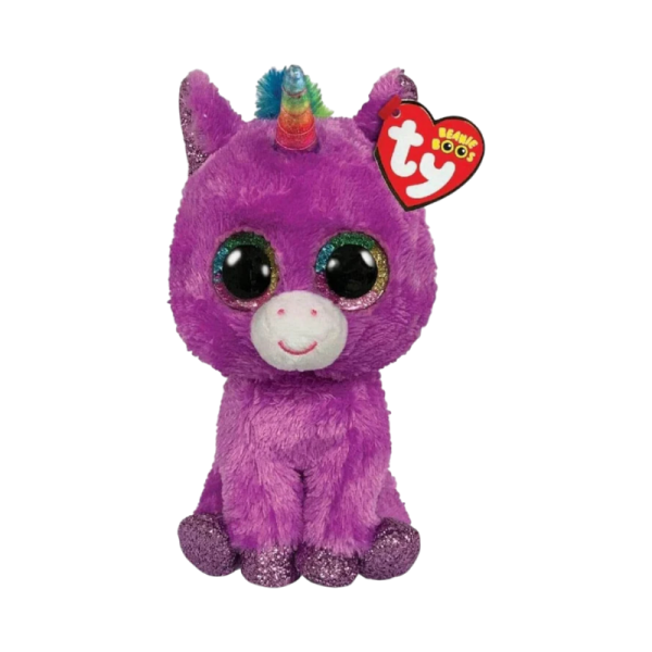 BEANIE BOOS ROSETTE UNICORN