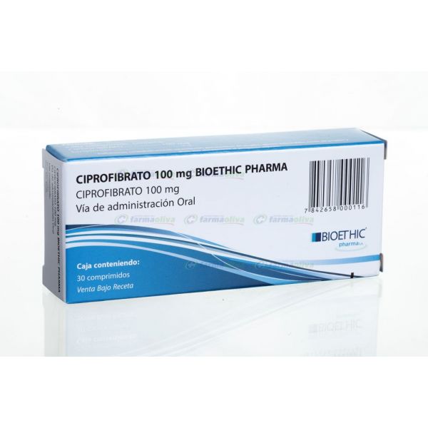 CIPROFIBRATO 100MG BIOETHIC PHARMA