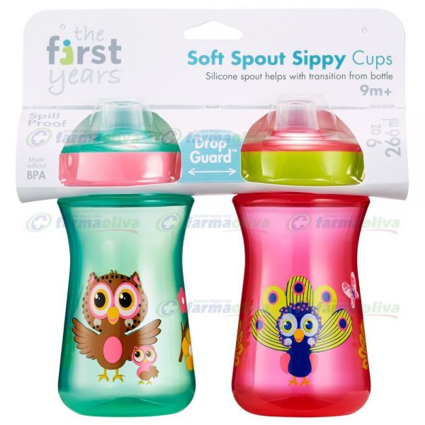 FIRST VASO ANIMALITOS CON VOQUILLAS X2UNI