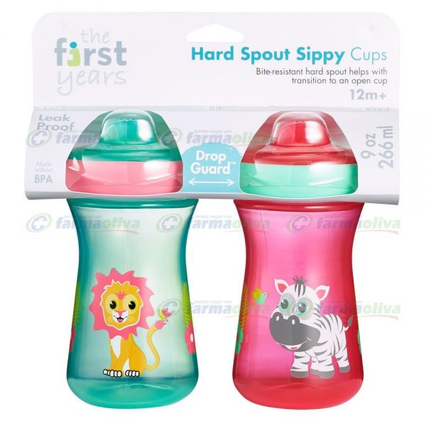 FIRST VASO ANIMALITOS CON VOQUILLAS X2UNI