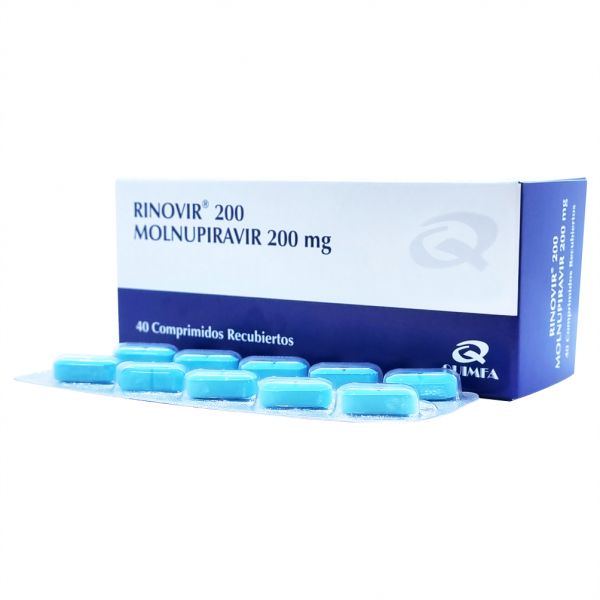 RINOVIR 200 MG CAJA X 40 COMPRIMIDOS