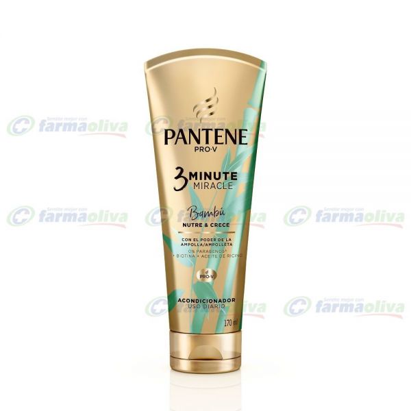 PANTENE 3 MINUTE MIRACLE ACONDICIONADOR BAMBU 170 ML