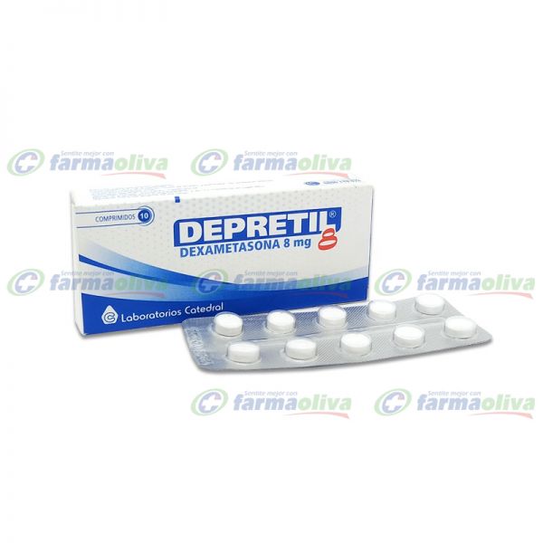 DEPRETIL 8 MG CAJA X 10 COMPRIMIDOS