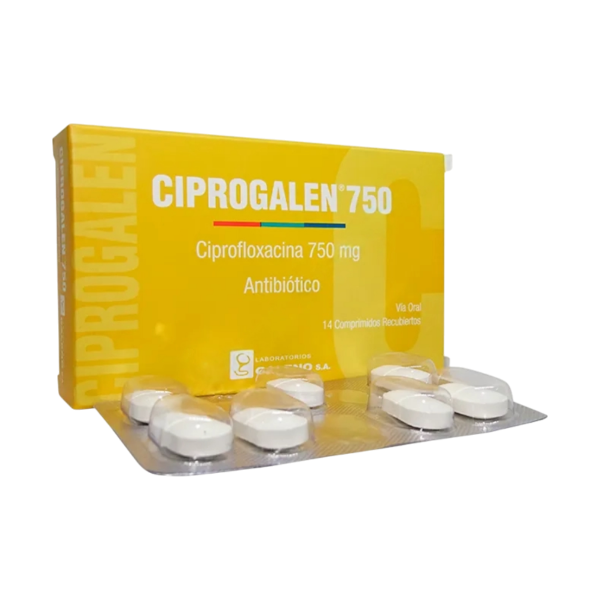 CIPROGALEN 750 MG CAJA X 14 COMPRIMIDOS