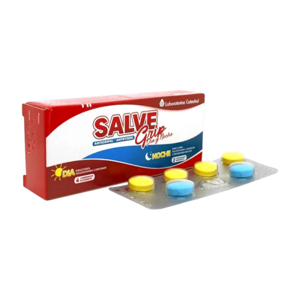 SALVE GRIP DIA Y NOCHE CAJA X 6 COMP.