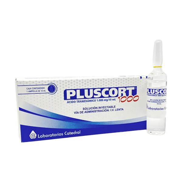 PLUSCORT 1000 CAJA X 1 AMPOLLAS 10 ML