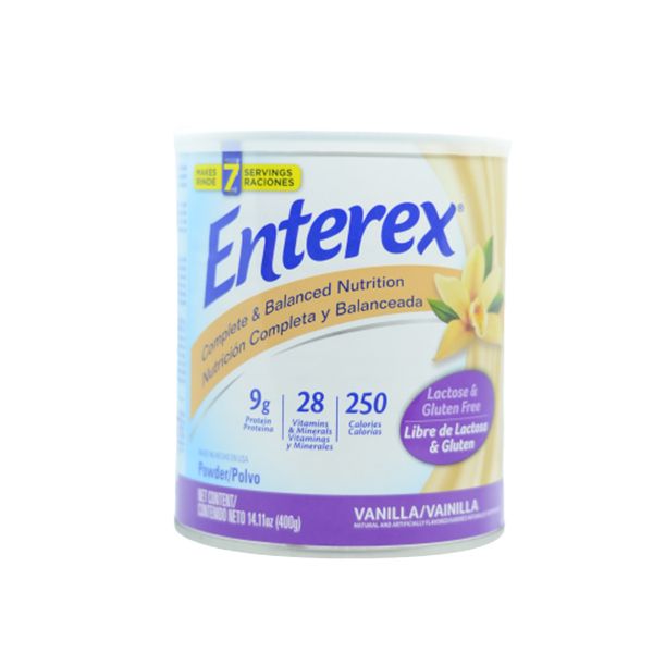 ENTEREX TOTAL POLVO VAINILLA FCO. 400 GR