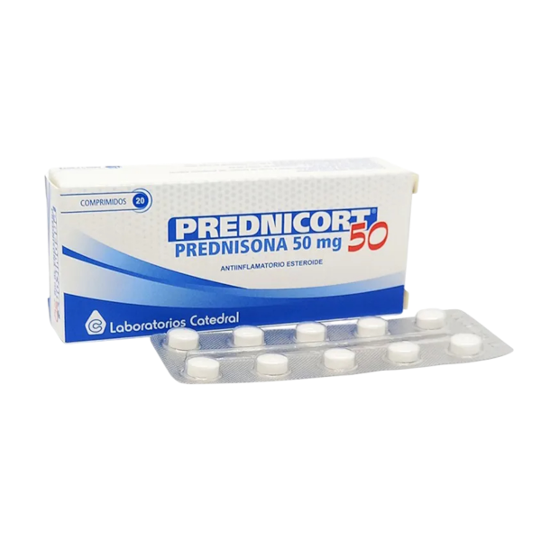 PREDNICORT 50 MG CAJA X 20 COMPRIMIDOS