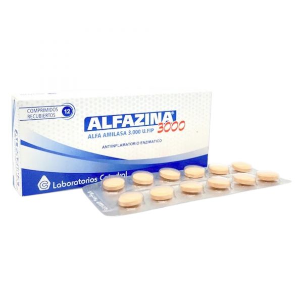 ALFAZINA 3000 MG CAJA X 12 COMPRIMIDOS