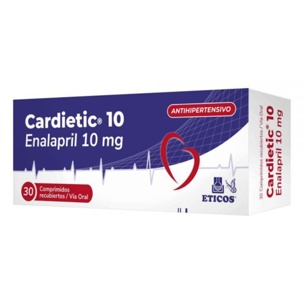 CARDIETIC 10 MG CAJA X 30 COMPRIMIDOS