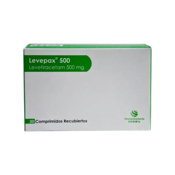 Levepax 500 Mg. Caja X 30 Comp. Rec.