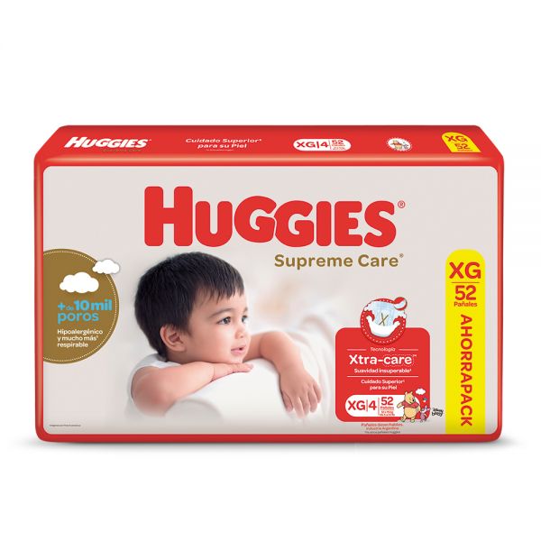 HUGGIES PAÑAL SUPREME CR XG X52UNI