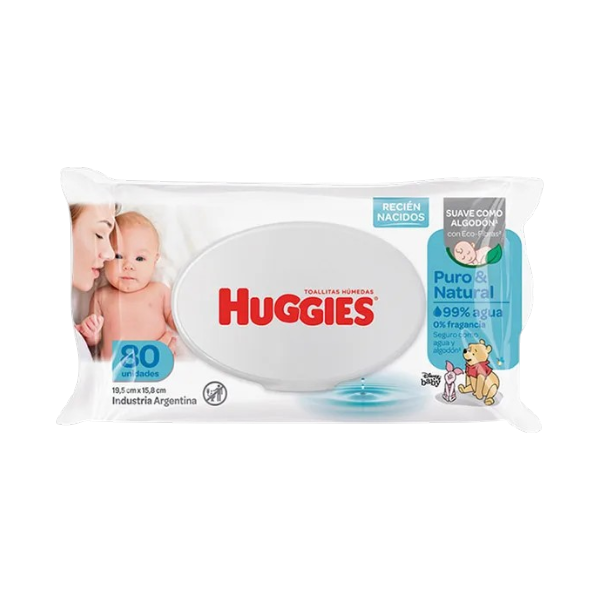 HUGGIES TOALLITAS HUMEDAS P&N X80UNI