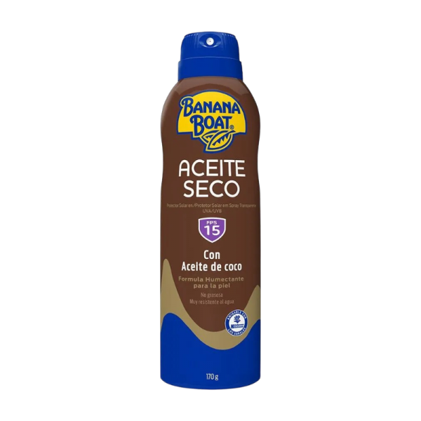 BANANA BOAT ACEITE SECO SPF15 170