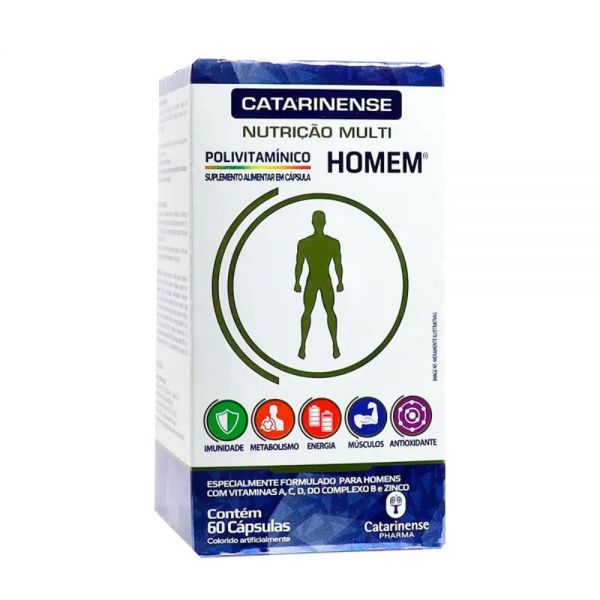 POLIVITAMINICO HOMBRE CATARINENSE CAJA X 60 CAPS
