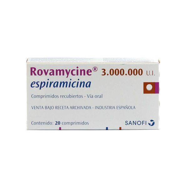ROVAMYCINE 3000000UI COMP. CAJA X 20