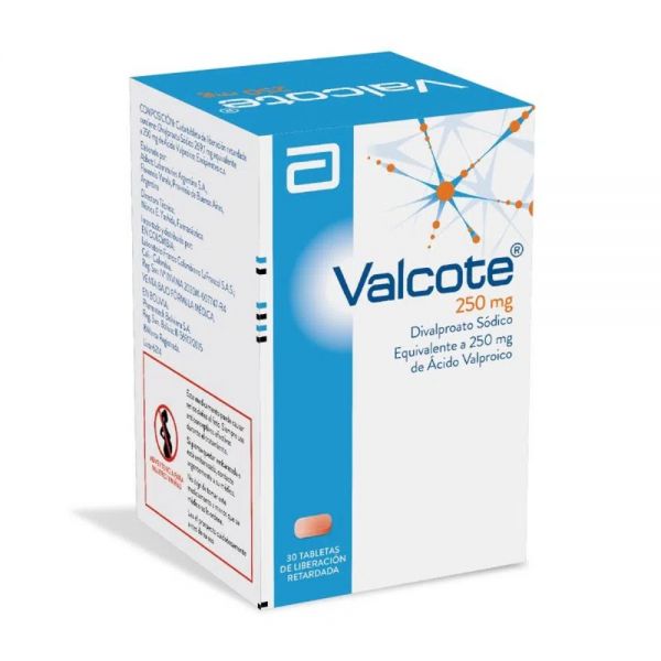 VALCOTE 250MG CAJA X 30 TABS
