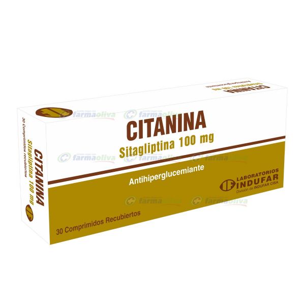 CITANINA 100 MG CAJA X 30 COMPRIMIDOS