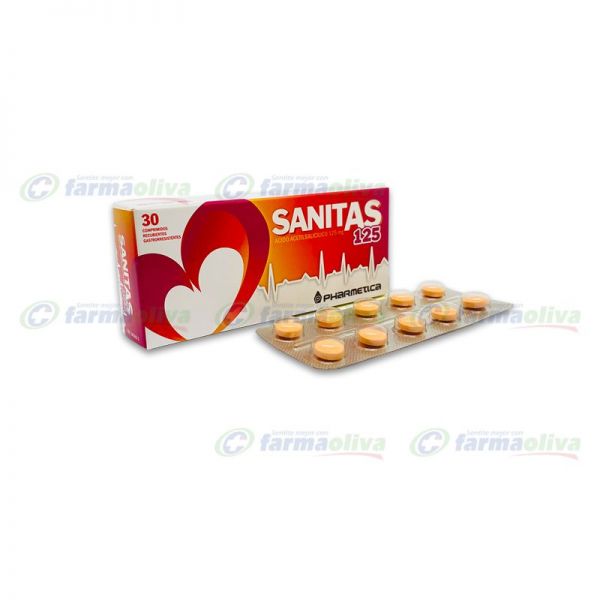 SANITAS 125 MG CAJA X 30 COMPRIMIDOS