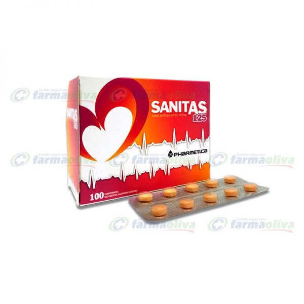 SANITAS 125 MG TIRAS X 10 COMPRIMIDOS