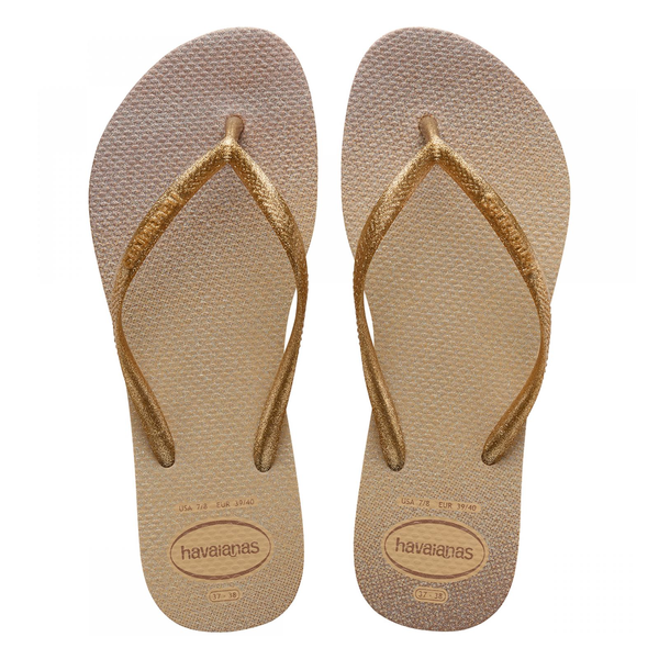 HAVAIANAS SLIM GLITTER ACERO GRIS 41/2