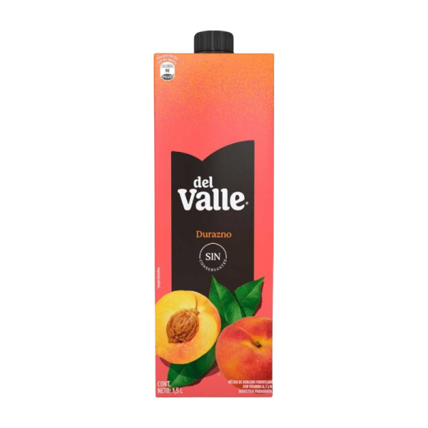 FRUGOS DEL VALLE DURAZNO 1.5LX6