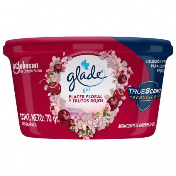 GLADE MINIGEL FLORAL Y FRUTOS 12*70GR