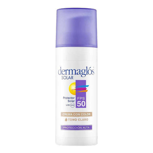 DERMAGLOS FPS 50 FAC. CCOL.T CLARO